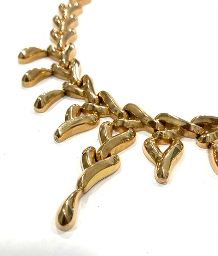 Collier COLLIER TANK EN OR JAUNE 58 Facettes