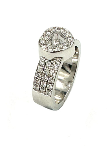 Bague CHOPARD. Bague Happy Diamonds diamants 58 Facettes