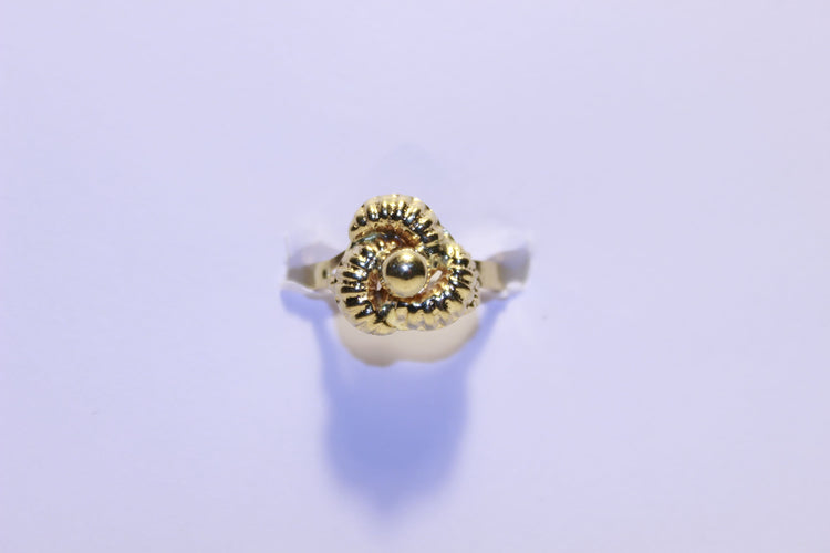 Bague 58 Bague Or jaune 58 Facettes