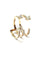 Bague Bague en or jaune et diamants forme poire 58 Facettes