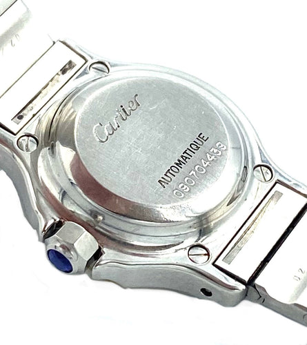 Montre CARTIER. Montre Santos dame automatique 58 Facettes