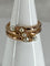 Bague 52 Bague en or, perles 58 Facettes