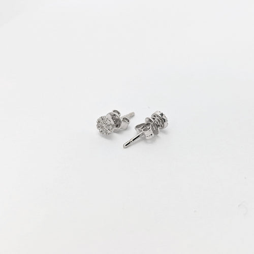 Boucles d'oreilles Boucles d'oreilles Djula Or blanc et diamants 58 Facettes 26346