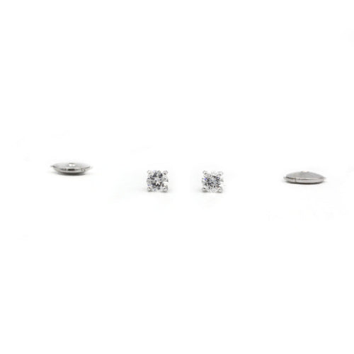 Boucles d'oreilles Puces d'oreilles Or & diamants 58 Facettes 230229R