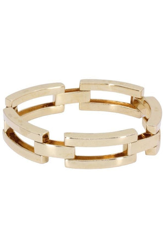 Bracelet BRACELET TANK OR JAUNE 58 Facettes 077311