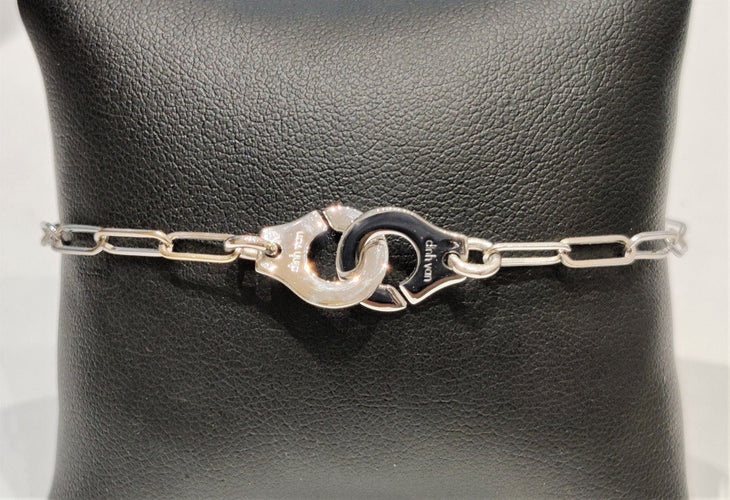 Bracelet Bracelet menottes Dinh Van R10 Or blanc 58 Facettes 1-997/3