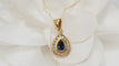 Collier Collier pendentif saphir diamants 58 Facettes 29469