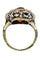 Bague 51 BAGUE ANCIENNE CITRINE DE MADÈRE ET TOURMALINE 58 Facettes 052371