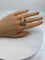 Bague 56 Bague bandeau style Tank Or jaune Diamants 58 Facettes AB290
