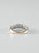 Bague 50 Demi-alliance Or blanc Diamants 58 Facettes