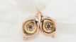 Boucles d'oreilles 20mm Boucles d'oreilles Or rose Perles fines 58 Facettes 32444