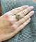 Bague Bague émeraude poire et diamants 58 Facettes