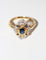 Bague Bague Dentelles Saphirs Style Belle Epoque 58 Facettes 514