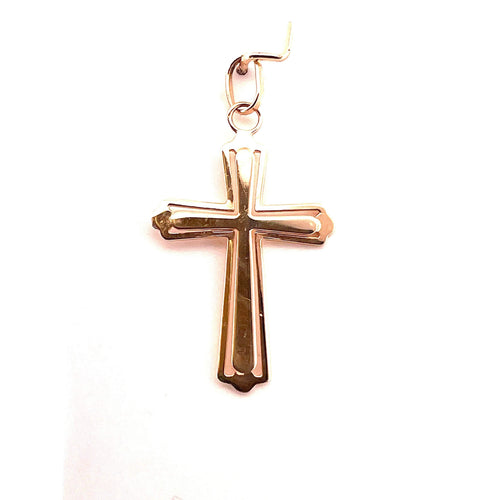 Pendentif Pendentif croix ajourée or jaune 58 Facettes