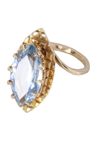 Bague 44 BAGUE MODERNE TOPAZE 58 Facettes 066711