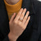 Bague 53 Bague Double Trèfle Diamants 58 Facettes 3131200