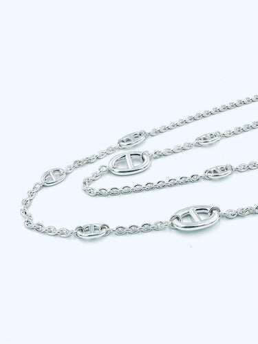 Collier HERMÈS. Collection Farandole, sautoir 160cm 58 Facettes