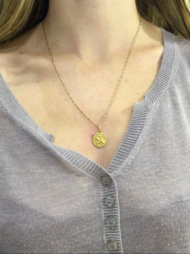 Pendentif Médaille Or Saint Christophe 58 Facettes