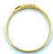 Bracelet Hermès. Bracelet jonc métal doré et cuir 58 Facettes