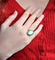 Bague 53 Bague marguerite Opale 58 Facettes 420