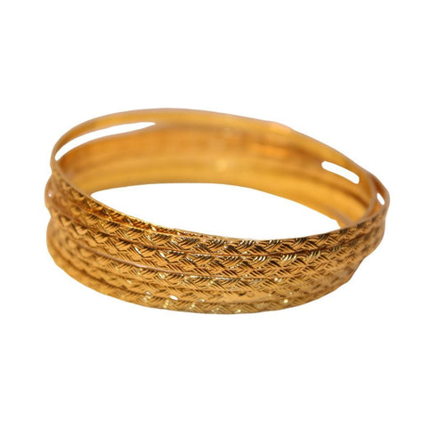 Bracelet Semainier 7 bracelets Or jaune 58 Facettes 11191B