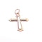 Pendentif Pendentif croix ajourée or jaune 58 Facettes