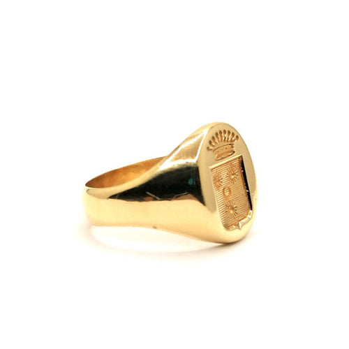 Bague Chevalière armoriée 58 Facettes 2749