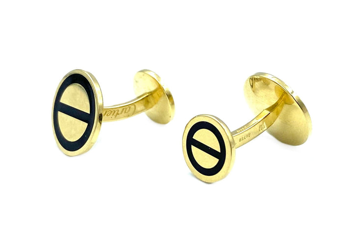 Boutons de manchette CARTIER. Collection Love, boutons de manchette or jaune 58 Facettes