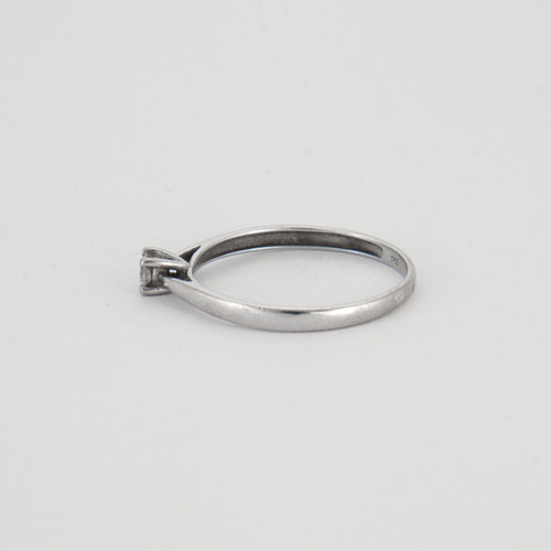 Bague 54 Bague Solitaire Diamant 0.08ct 58 Facettes EL2-44