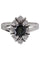 Bague BAGUE SAPHIR ENTOURAGE DIAMANT ANNÉES 50' 58 Facettes 038741