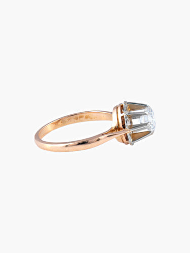 Bague 53 Bague solitaire vintage diamant 58 Facettes