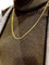 Collier CHAINE MAILLE GOURMETTE ALLONGÉE 58 Facettes 050311