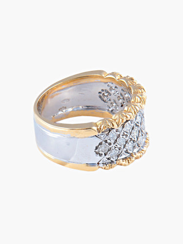 Bague 56 Bague Dentelle Diamants 58 Facettes