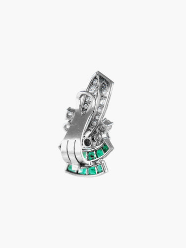 Boucles d'oreilles Paire de Clips d'Oreilles Art Déco 58 Facettes 1134