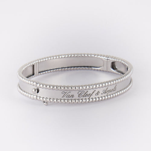 Bracelet Van Cleef & Arpels - Bracelet Jonc perlé 58 Facettes