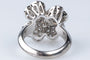 Bague 50-51 Van Cleef & Arpels - Bague "Cosmos" Or Blanc Diamants 58 Facettes BG-VANCLE4TR-104