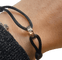 Bracelet CARTIER - BRACELET BABY LOVE OR BLANC 18K CORDON NOIR 58 Facettes