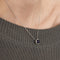 Collier Collier or blanc, saphir cabochon 58 Facettes HS13569