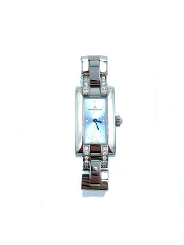 Montre Jeager-LeCoultre -  montre acier et diamants 58 Facettes
