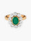 Bague Bague Marguerite Emeraude et diamants 58 Facettes HS21115