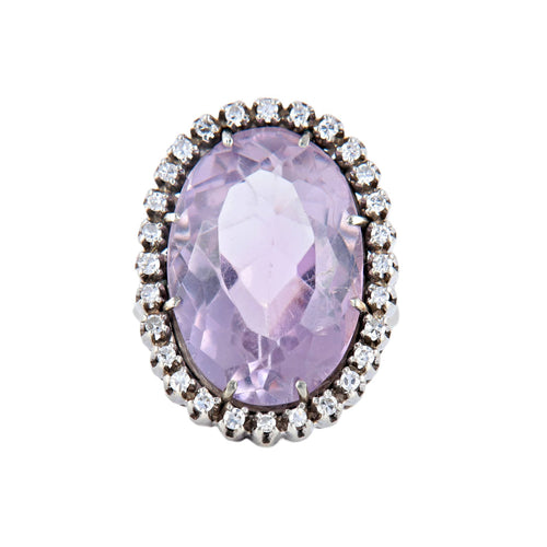 Bague Bague Améthyste 58 Facettes