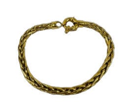 Bracelet Bracelet Maille Palmier Or 58 Facettes 20400000758
