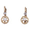 Boucles d'oreilles Dormeuses Or jaune Perle Diamants 58 Facettes 081741