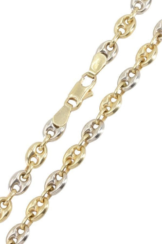 Collier CHAINE MAILLE GRAIN DE CAFÉ 58 Facettes 076081
