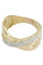 Bague 61 BAGUE ENTRELACÉE DIAMANTS 58 Facettes 052411