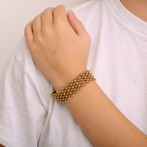 Bracelet CARTIER - Bracelet Manchette souple 58 Facettes