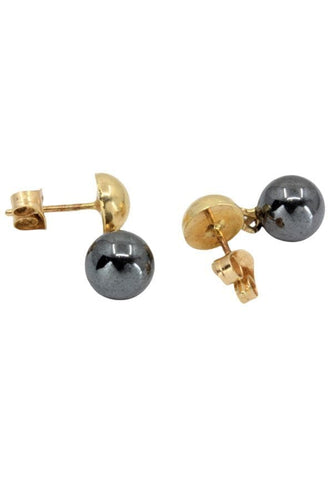 Boucles d'oreilles BOUCLES D'OREILLES HÉMATITES 58 Facettes 044611