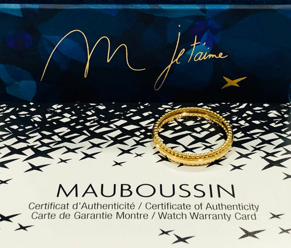 Bague Alliance Mauboussin or jaune 58 Facettes