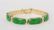 Bracelet Bracelet vintage Or jaune Jade Diamants 58 Facettes 31336
