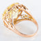 Bague 55 Bague Cocktail Béryl jaune 58 Facettes 8365